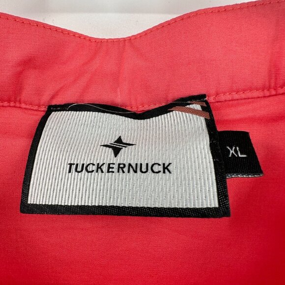 Tuckernuck Women's Poppy Pink Cotton Poplin Royal Shirt Dress Mini sz XL NWOT - Picture 4 of 9